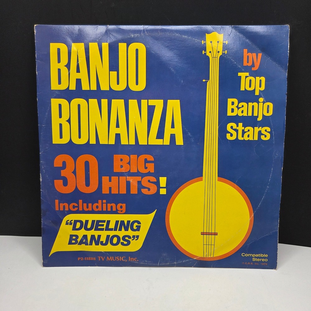 Columbia Banjo Bonanza 30 Big Hits 2 LP Vinyl Dueling Banjos Flatt Scruggs 1974